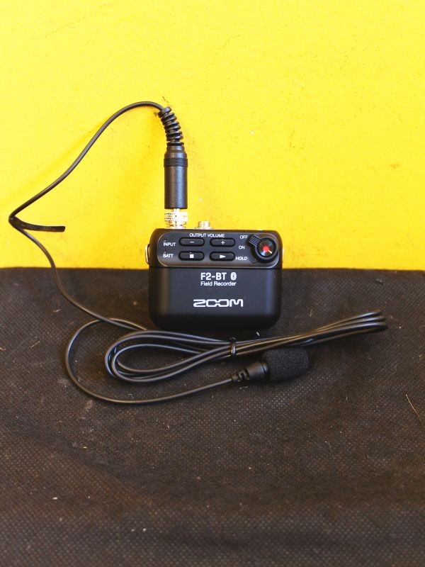 Zoom F2-BT Field Recorder with Lavalier Microphone